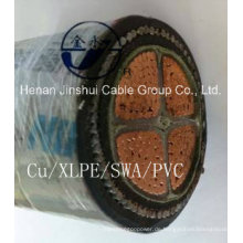 XLPE Isoliertes U-Kabel 4core 240mm2 Cu / XLPE / Swa / PVC